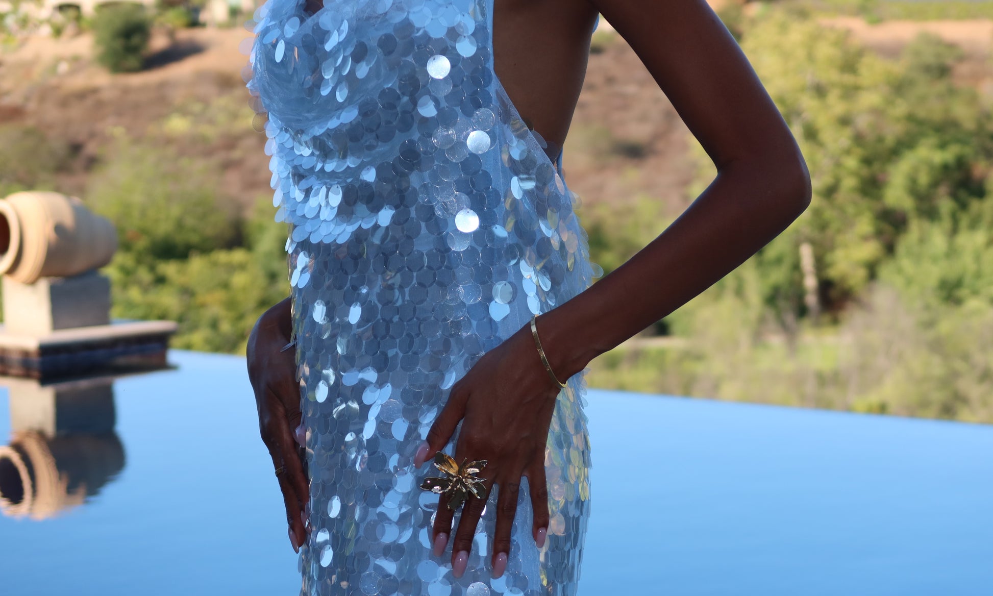 Sirena Blu Dress