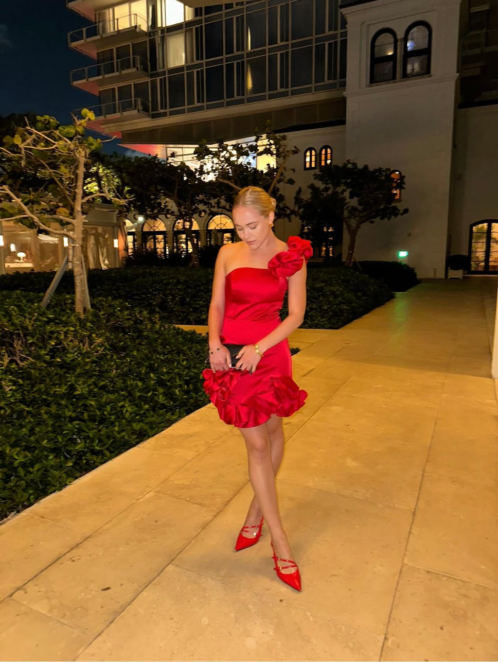 OPHELIA ONE-SHOULDER DRESS