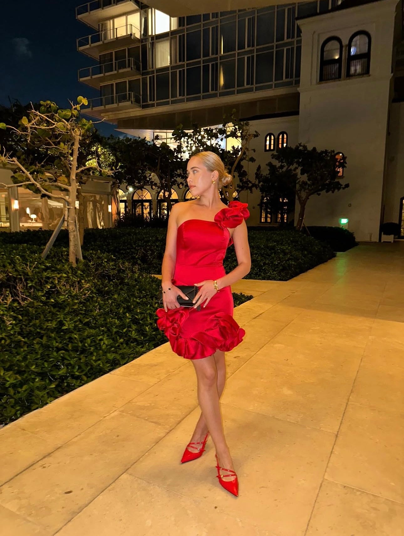 OPHELIA ONE-SHOULDER DRESS