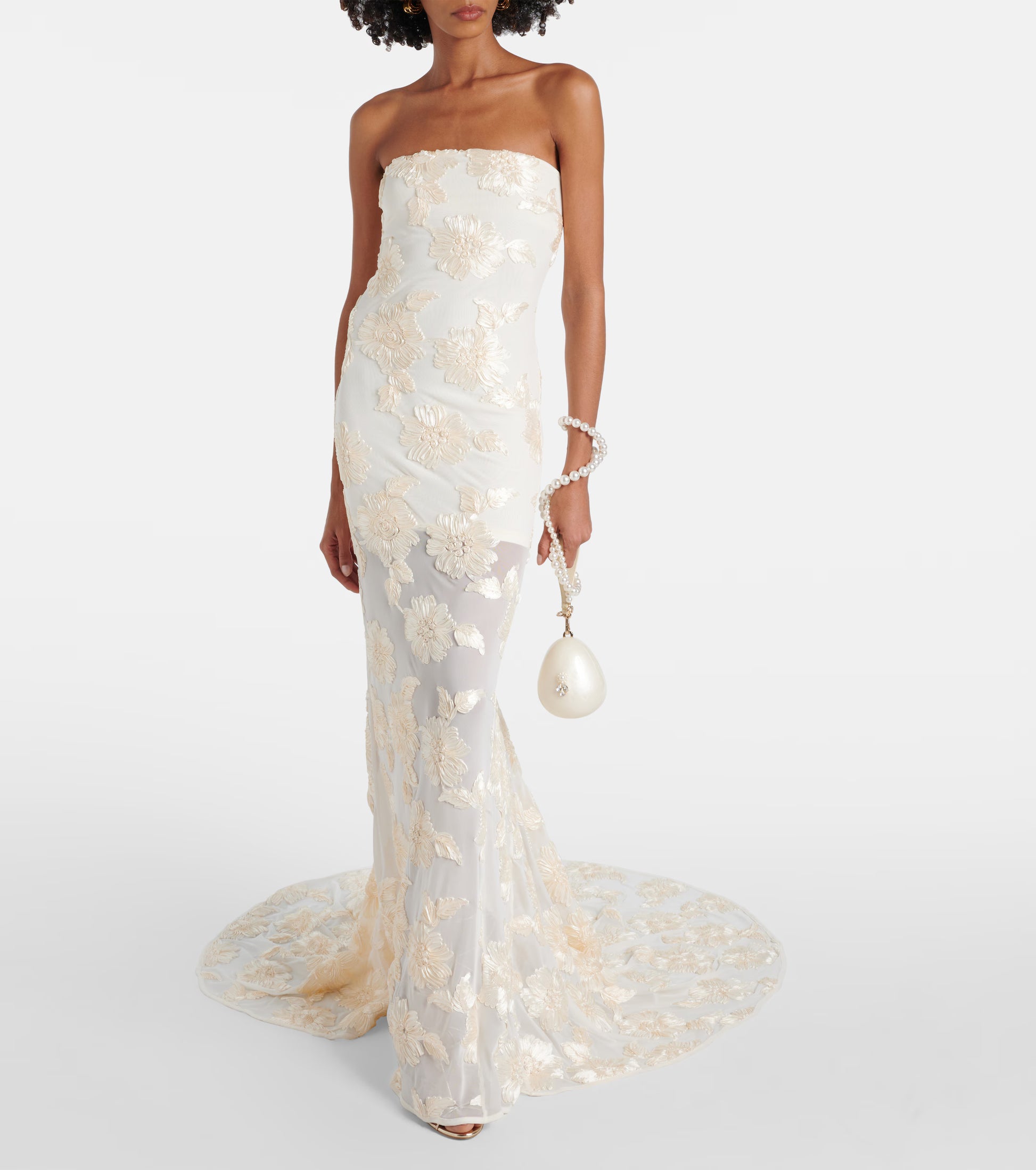 Nadia Floral Embroidered Bridal Gown