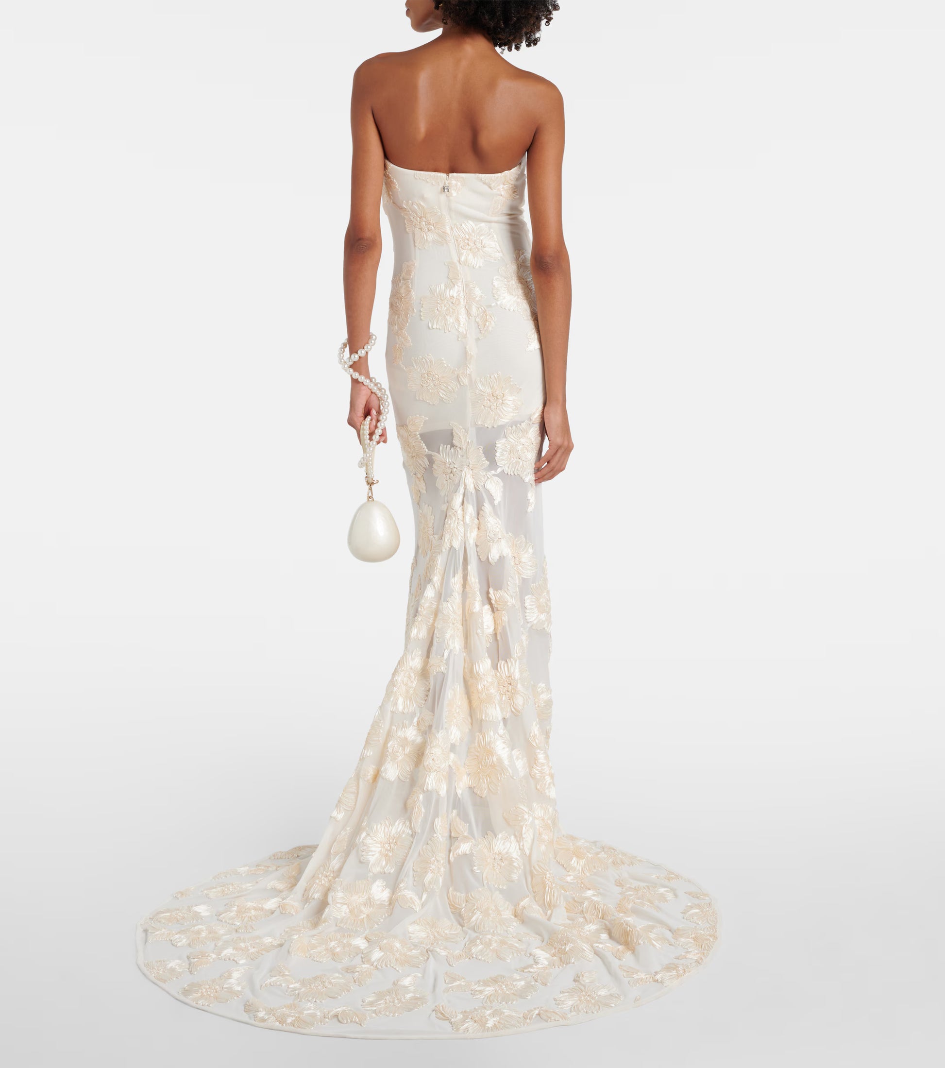 Nadia Floral Embroidered Bridal Gown