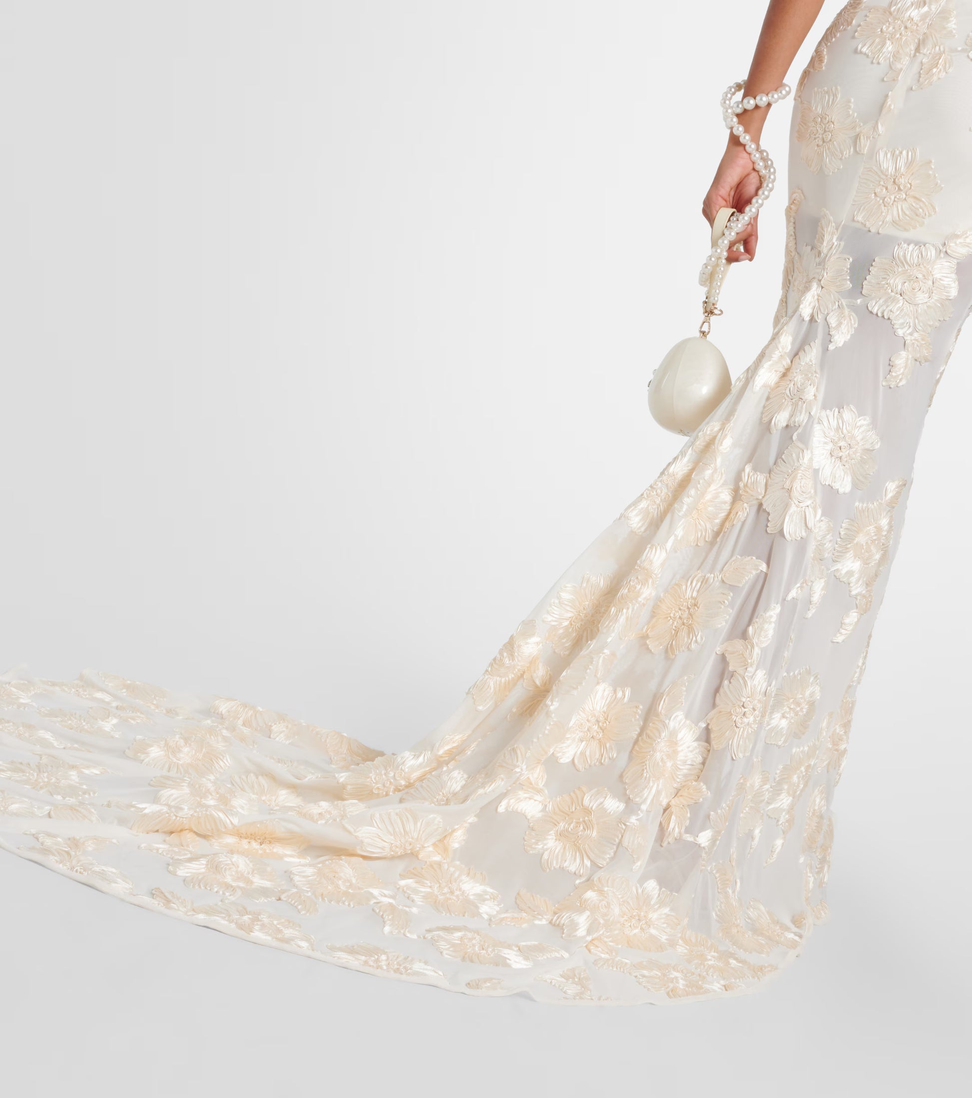 Nadia Floral Embroidered Bridal Gown