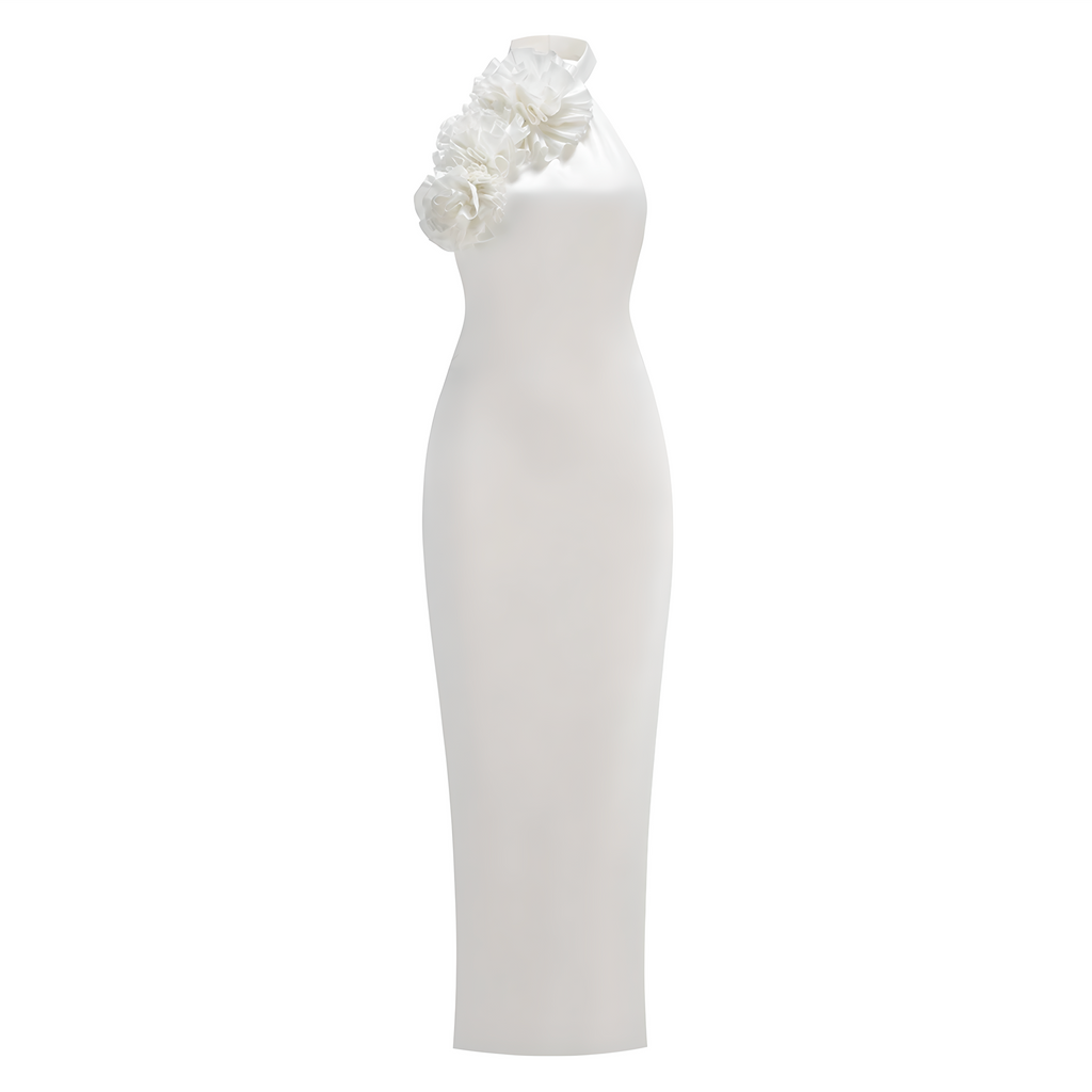 Isabel Floral Applique Gown