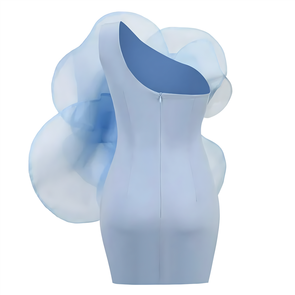Solar Sonata Dress Sky Blue