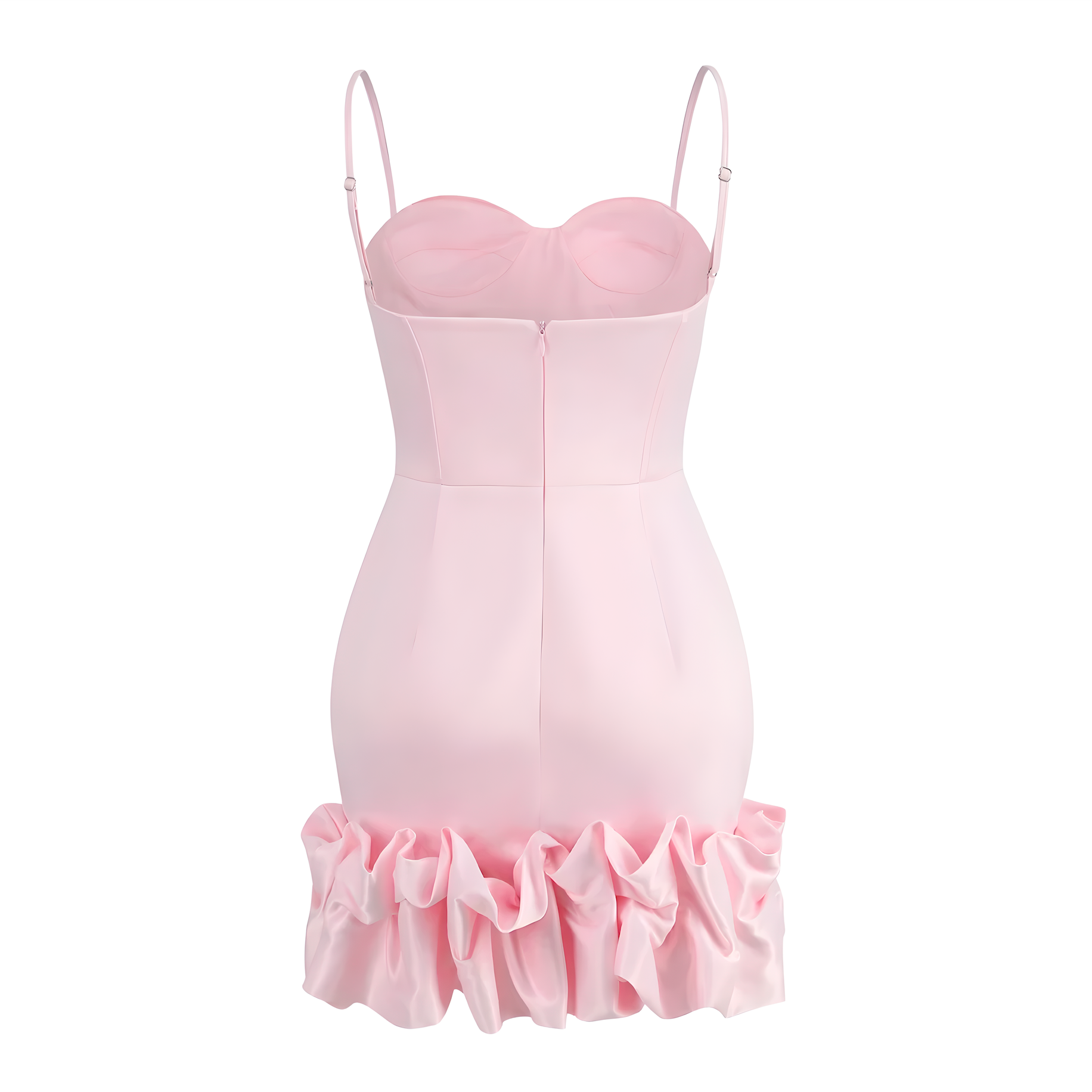 Karolina Rose Ruffle Corset Dress
