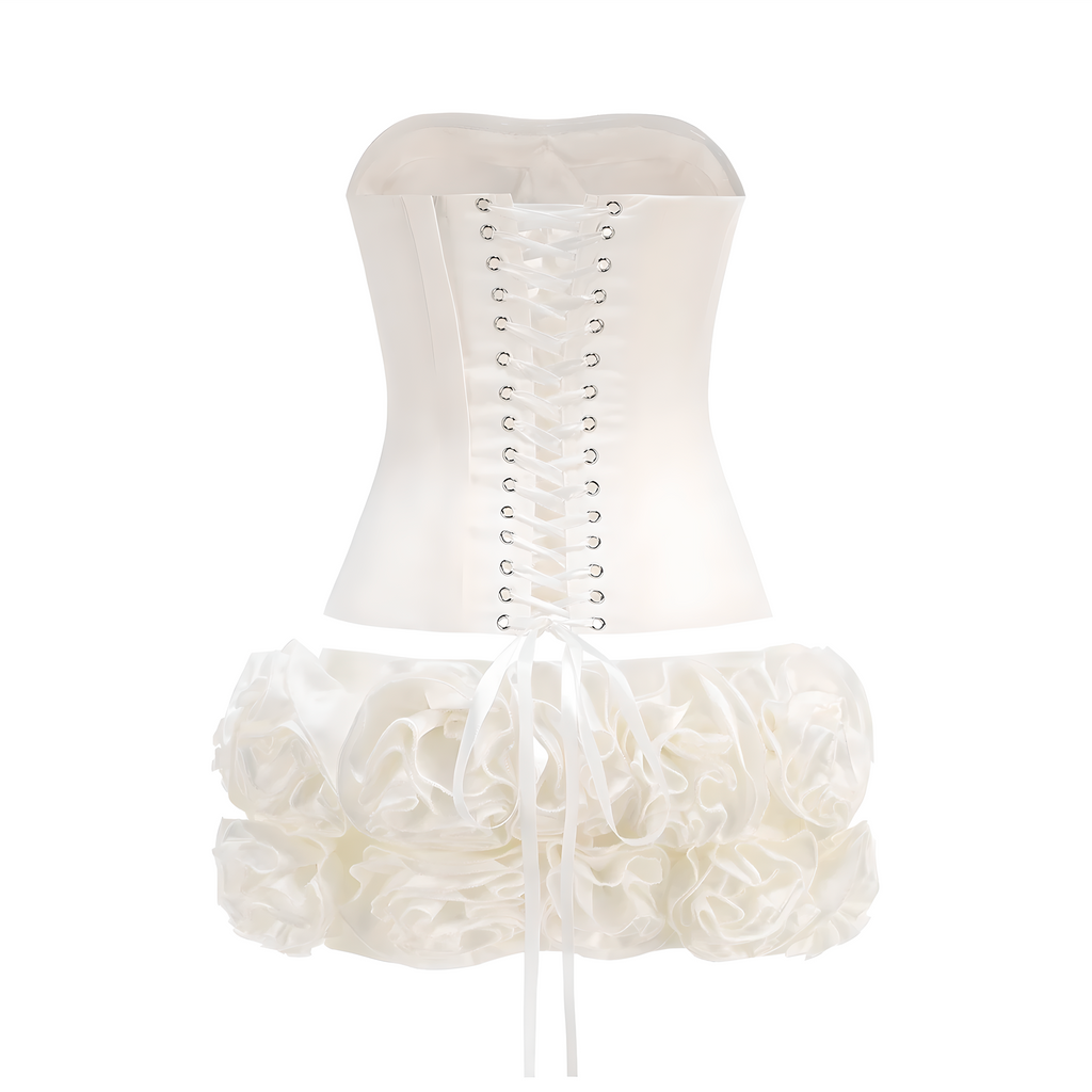 White Rosa Two Piece Set