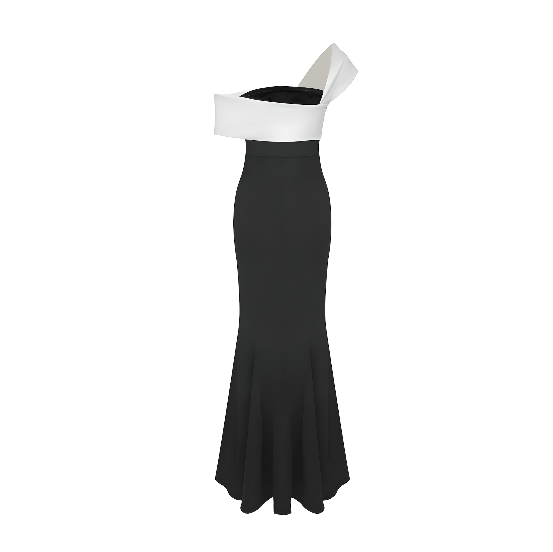Asymmetric Cady Maxi Dress