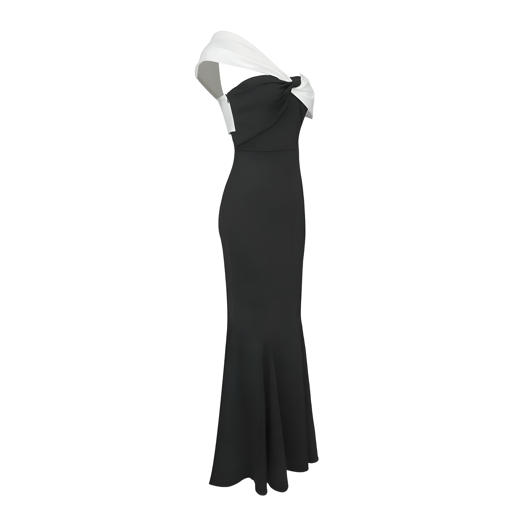 Asymmetric Cady Maxi Dress