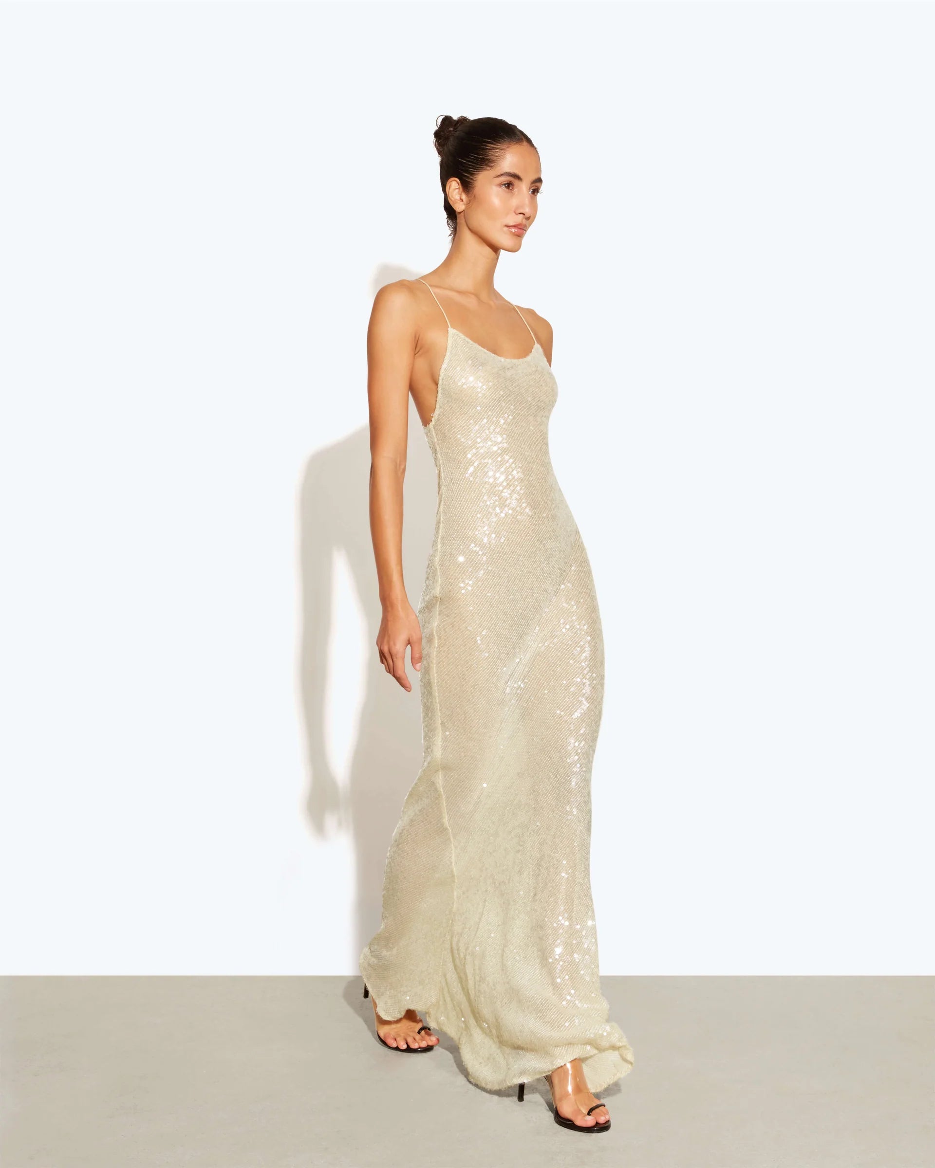 Serena Sequin Slip Maxi