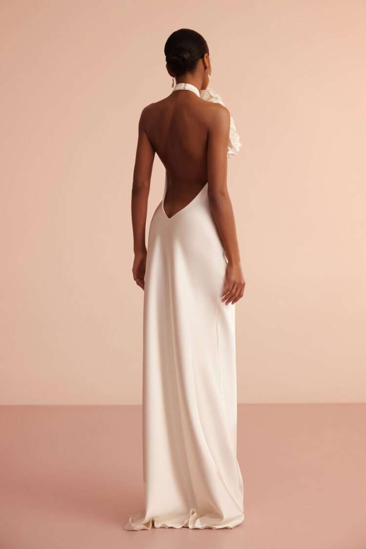 Isabel Floral Applique Gown